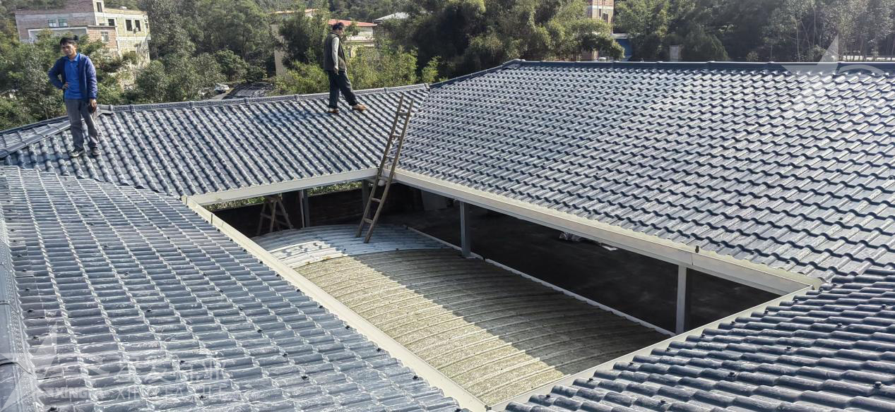 如何保證合成樹脂瓦屋面防水效果？正確的坡度很關(guān)鍵